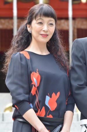 有森也実、舞台『あずみ～戦国編』公演成功祈願・制作発表会にて