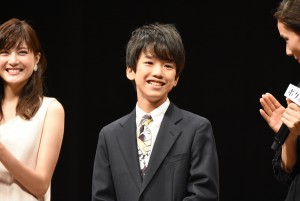 『ボクの妻と結婚してください。』完成披露試写会に登場した佐藤ありさ＆込江海翔