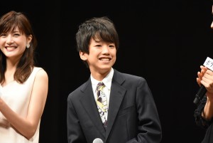 『ボクの妻と結婚してください。』完成披露試写会に登場した佐藤ありさ＆込江海翔