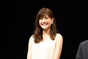 『ボクの妻と結婚してください。』完成披露試写会に登場した佐藤ありさ