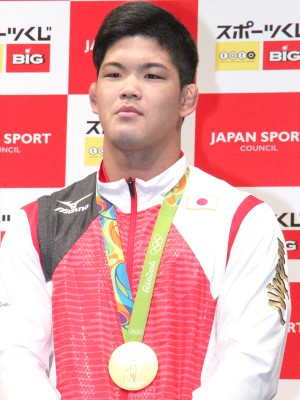 スポーツくじ感謝イベントに登場した、柔道の大野将平選手