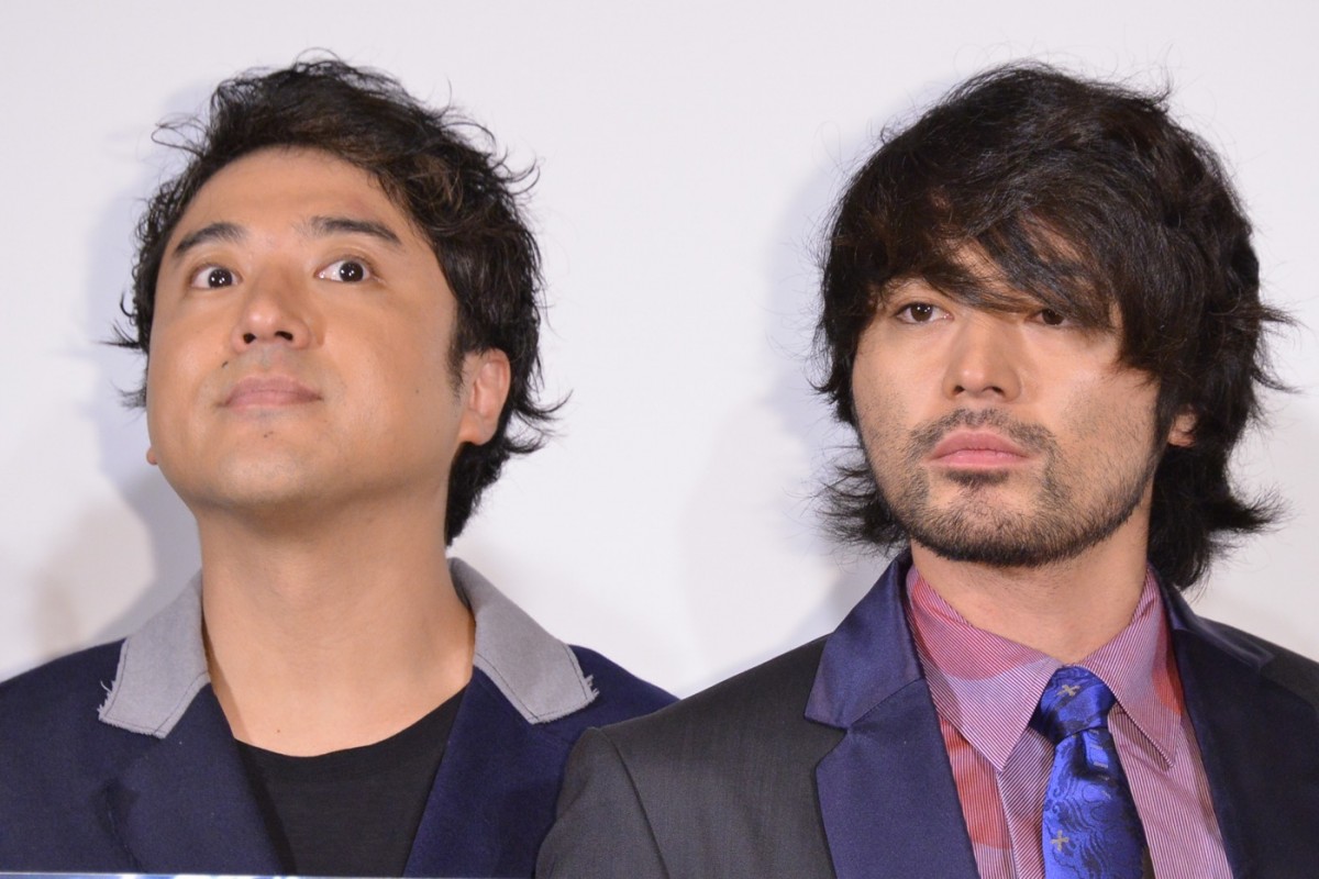 ドラマ24『勇者ヨシヒコと導かれし七人』会見に登場したムロツヨシ&山田孝之