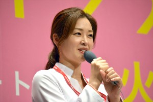 『メディカルチーム レディ・ダ・ヴィンチの診断』制作発表に登場した、笛木優子