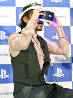 「PlayStationVR」発売記念イベントに出席した、山田孝之