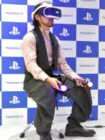 「PlayStationVR」発売記念イベントに出席した、山田孝之