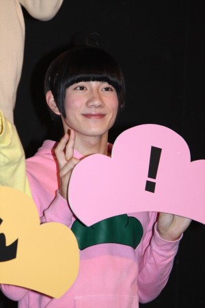 『おそ松さん on STAGE ～SIX MEN’S SHOW TIME～』取材会にて