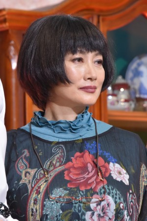 『家政夫のミタゾノ』制作発表記者会見に出席した、余貴美子