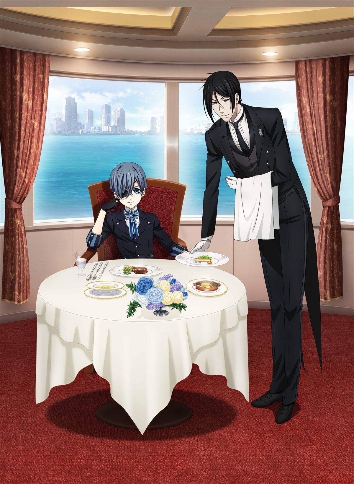 劇場版『黒執事』メインビジュアル＆最新PV初解禁！　その執事、ついに出航