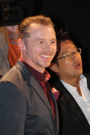 『スター・トレック BEYOND』ジャパンプレミアに出席した、サイモン・ペッグ