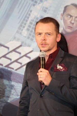 『スター・トレック BEYOND』ジャパンプレミアに出席した、サイモン・ペッグ