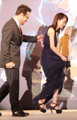 『スター・トレック BEYOND』ジャパンプレミアに出席した、J・J・エイブラムス、前田敦子