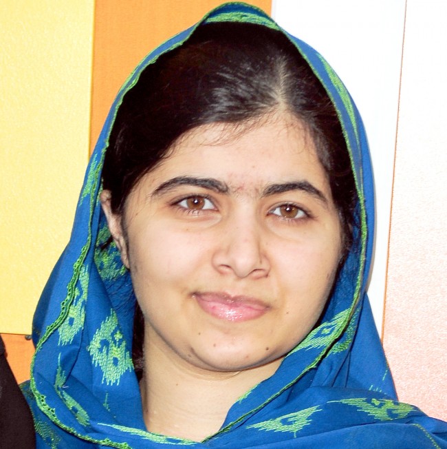 プロフィール用　マララ・ユスフザイ、Malala Yousafzai