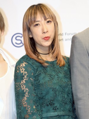 文化イベント『The Land of the Rising Sun』記者会見に登場した、蜷川実花