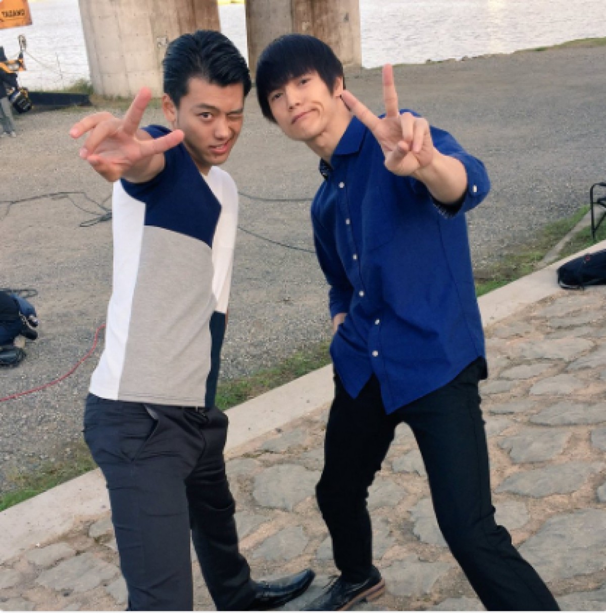 竹内涼真、窪田正孝の「ラストコップ」イケメンツーショット!