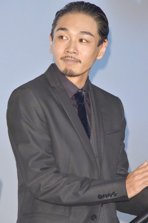 映画『闇金ウシジマくん ザ・ファイナル』初日舞台挨拶に登壇した、YOUNG DAIS