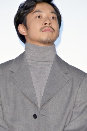 映画『闇金ウシジマくん ザ・ファイナル』初日舞台挨拶に登壇した、太賀