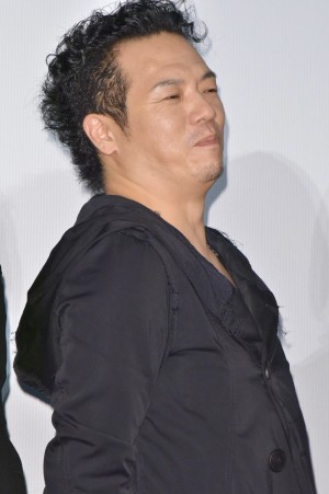 映画『闇金ウシジマくん ザ・ファイナル』初日舞台挨拶に登壇した、やべきょうすけ