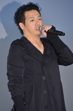 映画『闇金ウシジマくん ザ・ファイナル』初日舞台挨拶に登壇した、やべきょうすけ