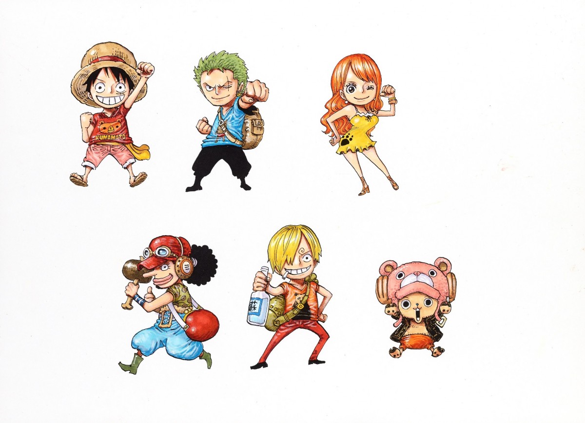 『ONE PIECE』熊本復興プロジェクト始動！　尾田栄一郎描き下ろし限定グッズも販売