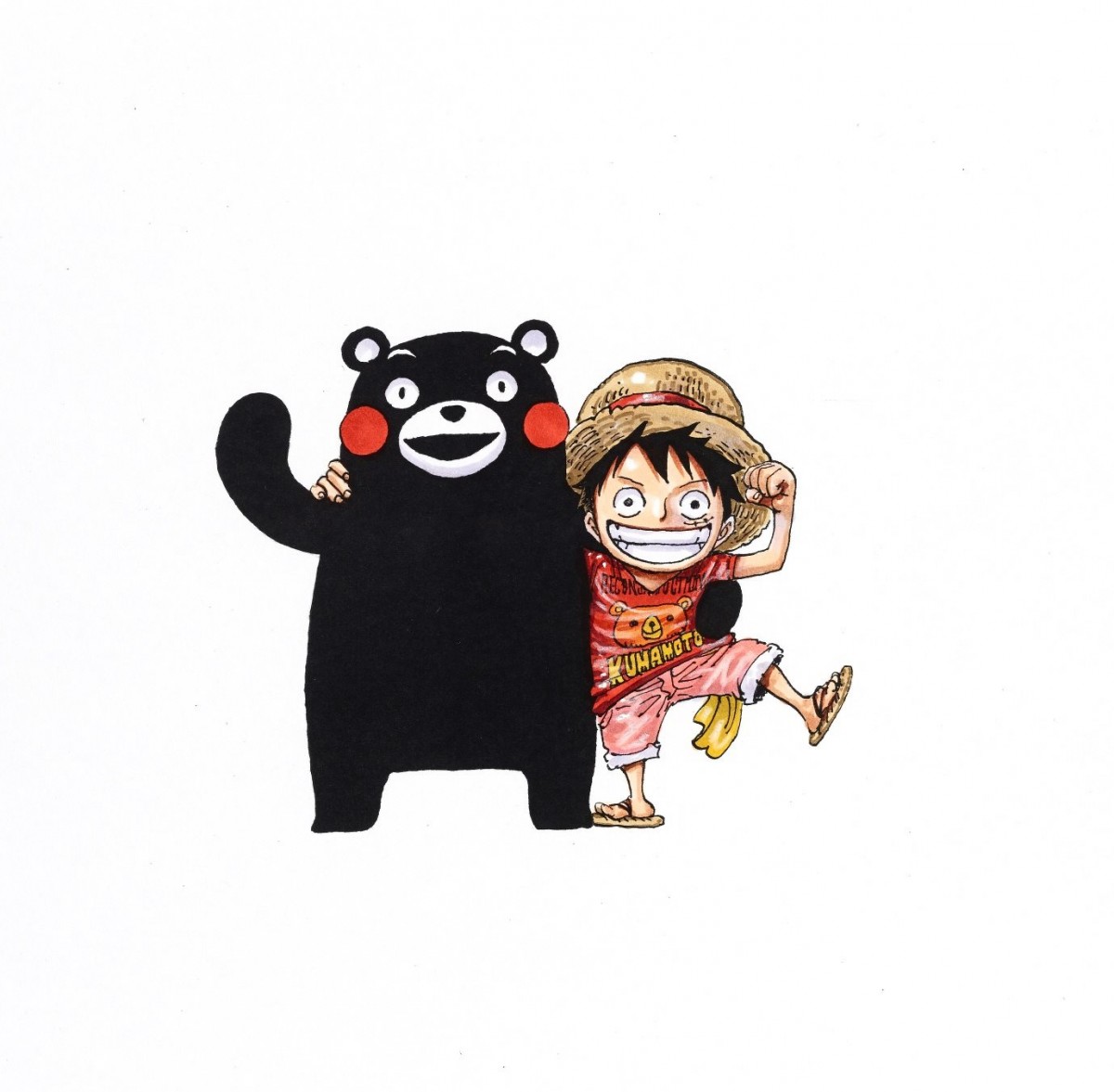 『ONE PIECE』熊本復興プロジェクト始動！　尾田栄一郎描き下ろし限定グッズも販売