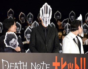 『デスノート Light up the NEW world』初日舞台挨拶にて