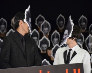 『デスノート Light up the NEW world』初日舞台挨拶にて