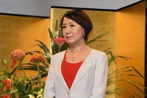 NHK大河ドラマ『西郷どん』記者会見に出席した、中園ミホ