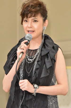 『エリザベート TAKARAZUKA20周年 スペシャル・ガラ・コンサート』記者会見に出席した、彩輝なお