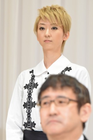 『エリザベート TAKARAZUKA20周年 スペシャル・ガラ・コンサート』記者会見に出席した、凪七瑠海