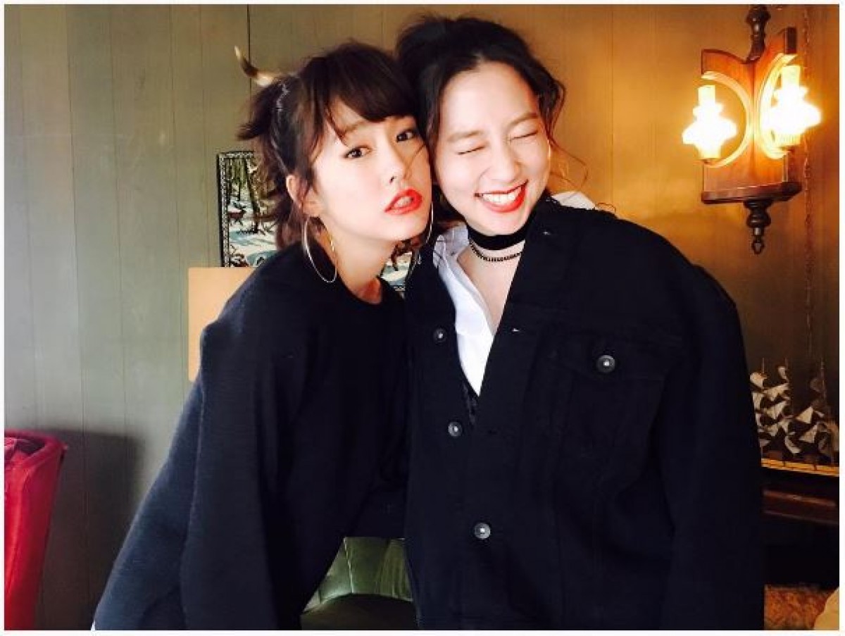 桐谷美玲&河北麻友子、密着ショットに「みれまゆ可愛すぎる」と反響