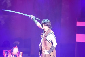 舞台『あずみ～戦国編』公開ゲネプロに出席した、川栄李奈