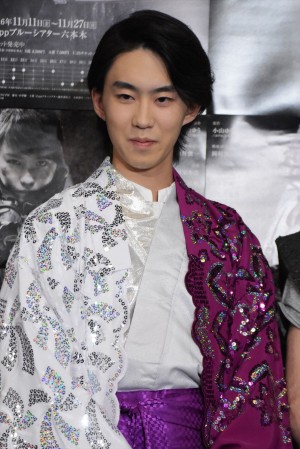  舞台『あずみ～戦国編』公開ゲネプロに出席した、小園凌央