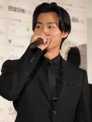 映画『ミュージアム』初日舞台挨拶の模様　野村周平