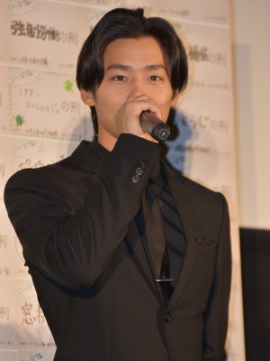映画『ミュージアム』初日舞台挨拶の模様　野村周平