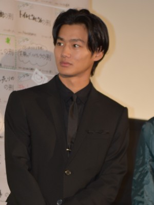 映画『ミュージアム』初日舞台挨拶の模様　野村周平