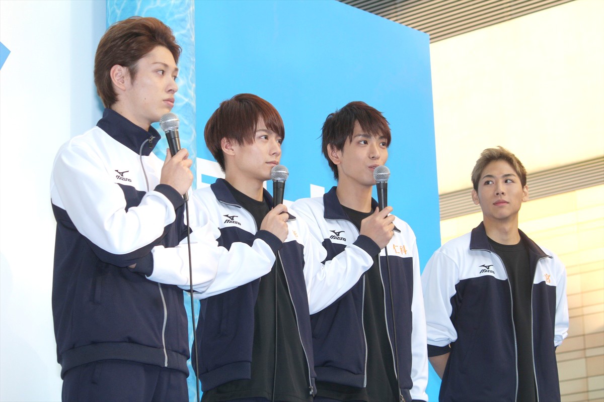 『男水！』松田凌、「絆を深め戦っていく」と意気込み　宮崎秋人の肉体もオススメ？