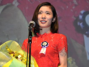 TAMA映画賞　最優秀新進女優賞：松岡茉優（『ちはやふる‐下の句‐』『猫なんかよんでもこない。』）