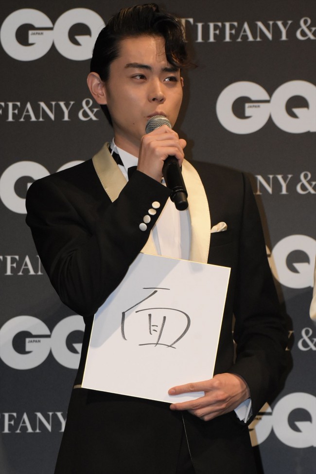 「GQ MEN OF THE YEAR 2016」授賞記者会見20161121