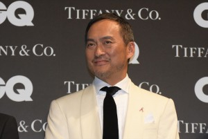 「GQ MEN OF THE YEAR 2016」授賞記者会見に出席した、渡辺謙