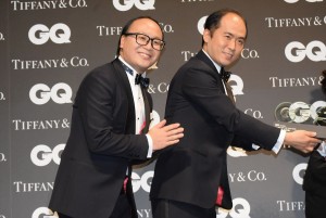 「GQ MEN OF THE YEAR 2016」授賞記者会見に出席した、トレンディエンジェル