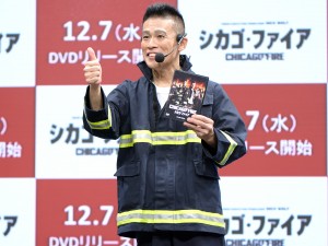 柳沢慎吾、海外ドラマ『シカゴ・ファイア』DVD発売イベントに登場