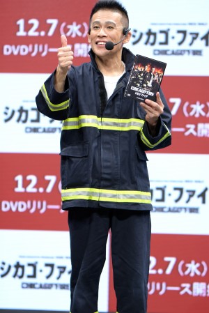 柳沢慎吾、海外ドラマ『シカゴ・ファイア』DVD発売イベントに登場