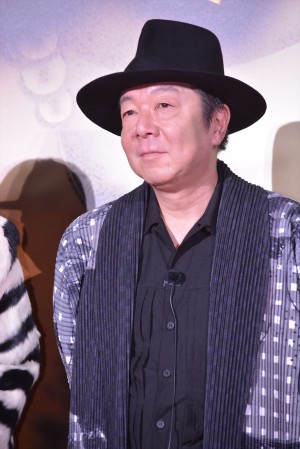  映画『土竜の唄 香港狂騒曲』バトルシッププレミア＆完成披露舞台挨拶に出席した、古田新太