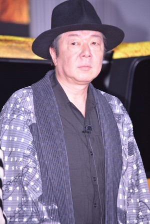  映画『土竜の唄 香港狂騒曲』バトルシッププレミア＆完成披露舞台挨拶に出席した、古田新太