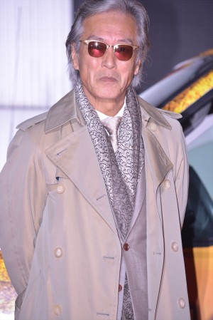  映画『土竜の唄 香港狂騒曲』バトルシッププレミア＆完成披露舞台挨拶に出席した、岩城滉一