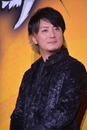 映画『土竜の唄 香港狂騒曲』バトルシッププレミア＆完成披露舞台挨拶に出席した、上地雄輔