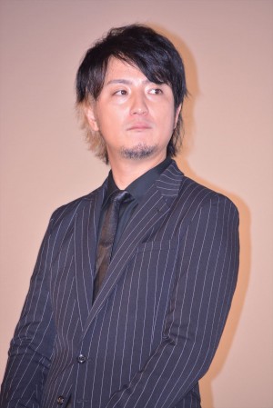 映画『土竜の唄 香港狂騒曲』バトルシッププレミア＆完成披露舞台挨拶に出席した、上地雄輔