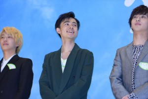 映画『キセキ ーあの日のソビトー』完成披露試写会に出席した、成田凌