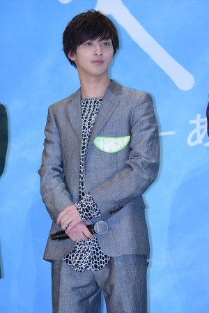  映画『キセキ ーあの日のソビトー』完成披露試写会に出席した、横浜流星