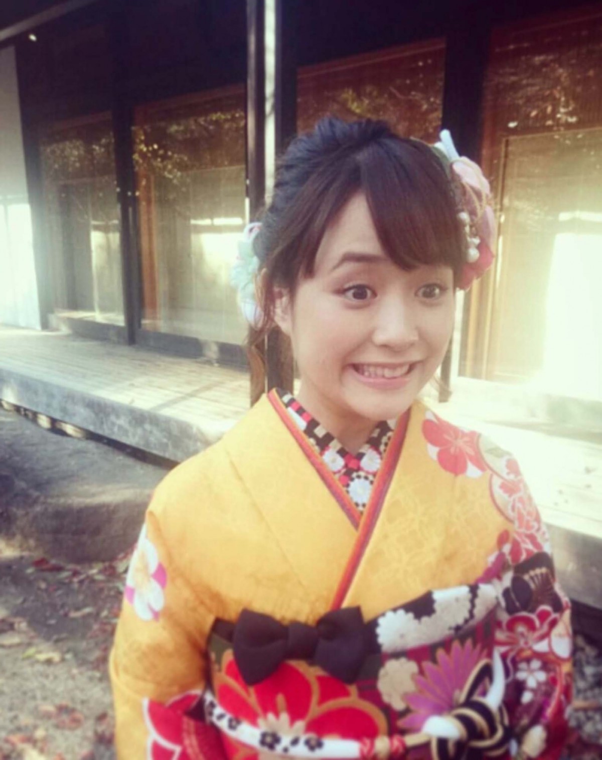  大原櫻子、おすまし＆おふざけ着物ショットに「かわいすぎて疲れがぶっ飛んだ」